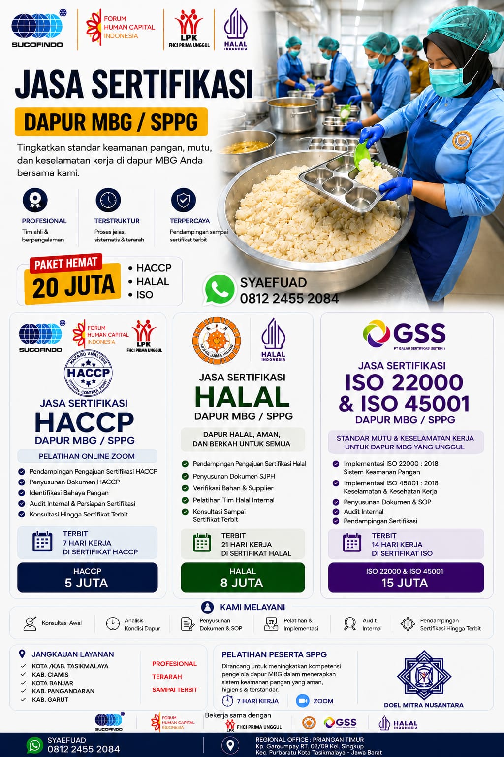 Dapur MBG tersertifikasi - Doel Mitra Nusantara
